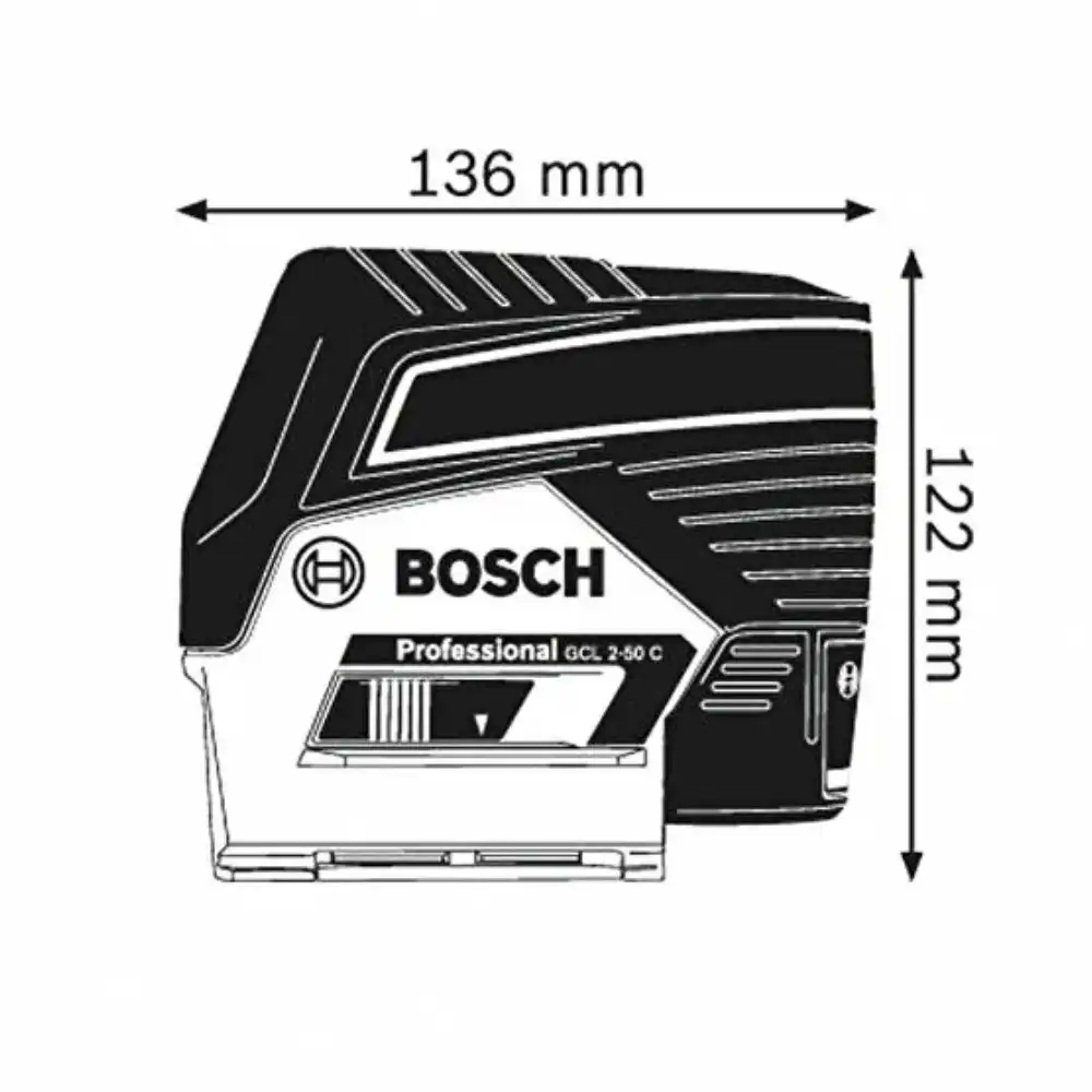 Bosch 20 Metre Çizgi Lazer GCL 2-50+RM2+BT150