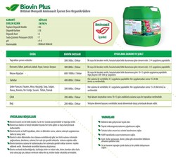 Biovin Plus Bitkisel Amino Asit Sıvı Organik Gübre 20 Litre - Thumbnail