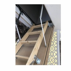 Minka 270x40 Katlanabilir Ahşap Çatı Merdiveni - Thumbnail