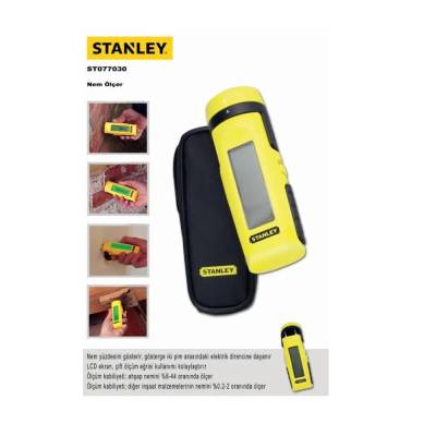 Stanley Çift İğneli LCD Ekran Nem Ölçer 077030
