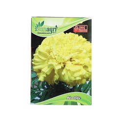 Sunagri Süs Bitki Sarı Top Kadife Çiçek Tohumu - Thumbnail
